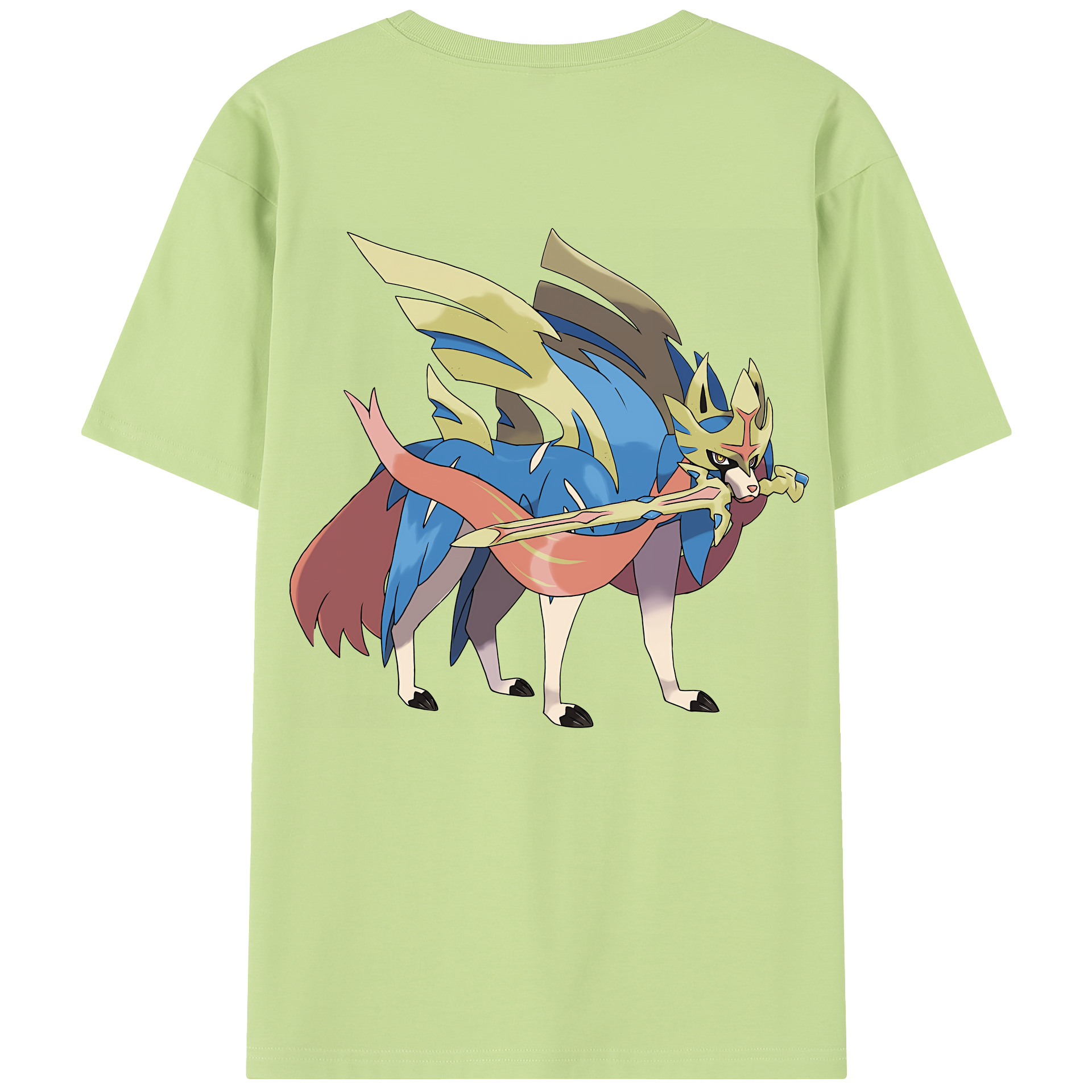 （画像用） ポケットモンスター Pokémon 綿100％半袖Tシャツ（背面プリント）